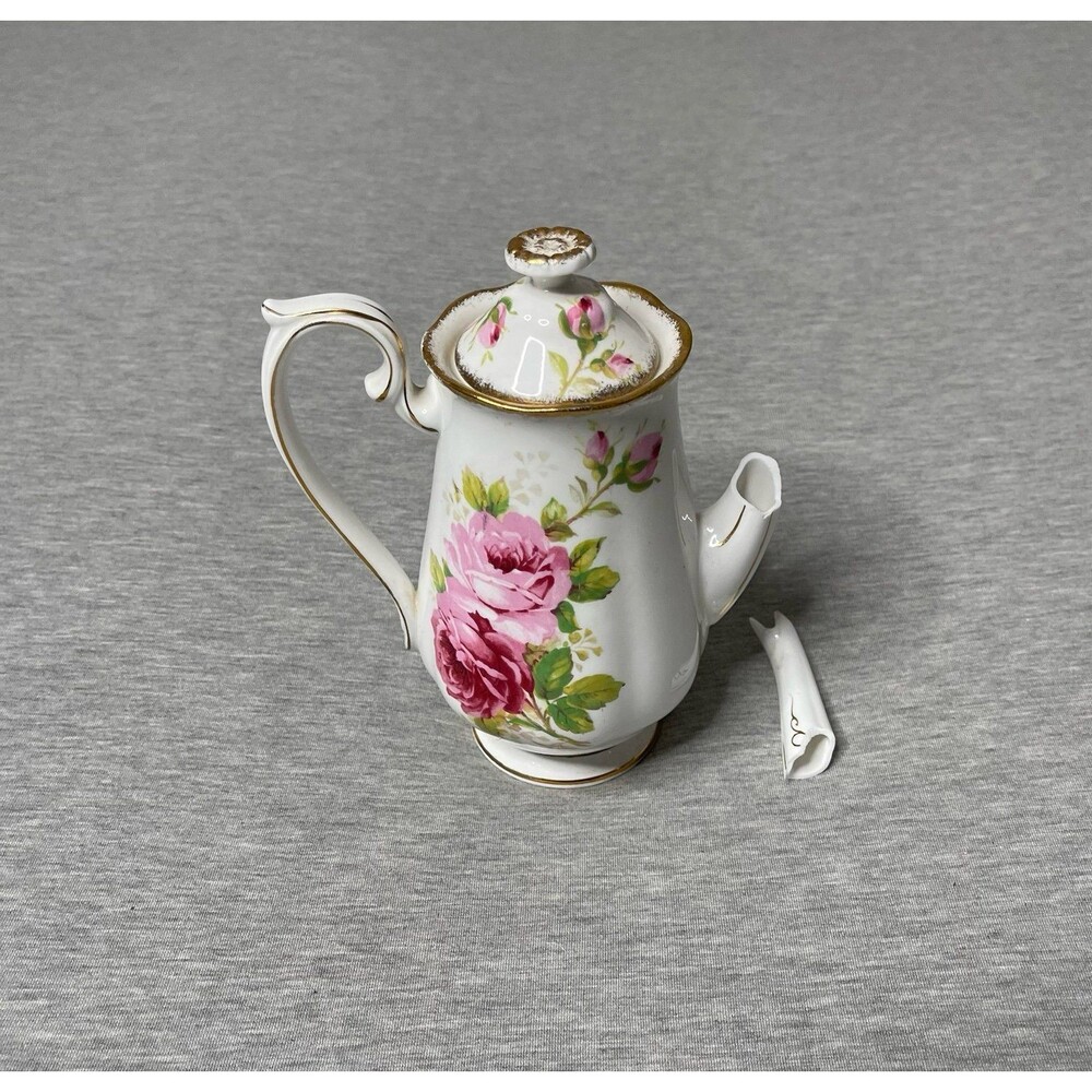 Royal Albert American Beauty Vintage Large Tall Teapot
